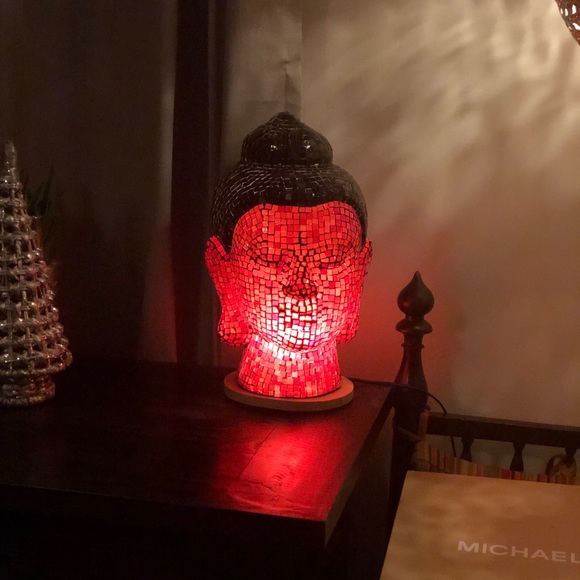 New Hand Made Mosaic Buddha Lamp From Bali ♥️ - Picture 6 of 16